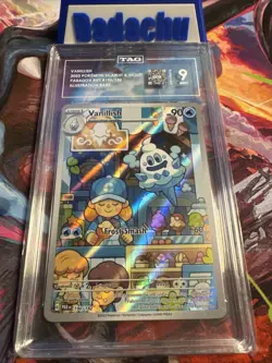 2023 POKEMON PAR EN-PARADOX RIFT | ILLUSTRATION RARE #190 VANILLISH TAG 9 - Image 1