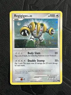 Pokemon TCG Regigigas 4/17 POP Series 9 Promo Holo (English) - LP(+) - Image 3