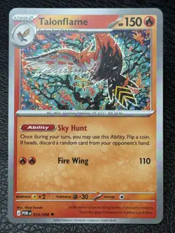 Talonflame 014/088 - Shinji Kanda Art - Pokemon TCG: Perfect Order - English NM - Image 2