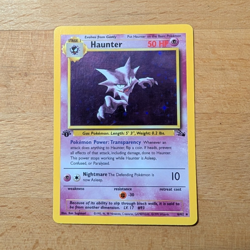 Pokemon TCG Haunter Fossil Holo Rare 1st Edition 6/62 Stage 1 50 HP English - Image 1