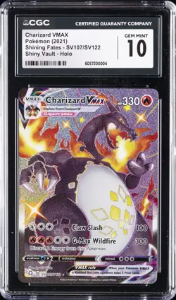 2021 POKEMON SHINING FATES - SHINY VAULT - HOLO CHARIZARD VMAX CGC 10 GEM MINT - Image 1