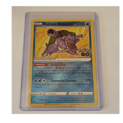 The Pokemon Company Pokemon TCG Radiant Blastoise 018/078 Pokemon GO Holo 150HP - Image 1