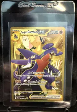 Pokemon Cynthia's Garchomp ex 241/182 Sv10 Hyper Rare Full Art Holo HP330 - Image 1