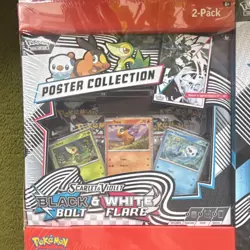 Pokemon TCG Scarlet & Violet Black Bolt & White Flare Box Poster Binder Booster - Image 3