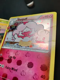Pokemon TCG Slurpuff Uncommon Holo Radiant Collection RC20/RC32 Damaged - Image 3