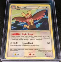 Noctowl HGSS06 HGSS Holo Pokemon TCG - Image 1