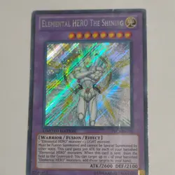 Yu-Gi-Oh! Elemental HERO The Shining PRC1-ENV01 Secret Rare 2012 Tin Holo - Image 1