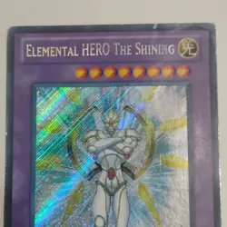 Yu-Gi-Oh! Elemental HERO The Shining PRC1-ENV01 Secret Rare 2012 Tin Holo - Image 2