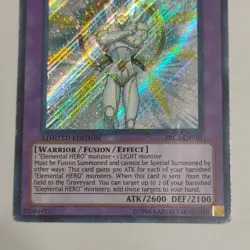 Yu-Gi-Oh! Elemental HERO The Shining PRC1-ENV01 Secret Rare 2012 Tin Holo - Image 3