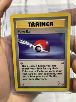 Pokemon BASE SET 2 Card 121/130 Trainer PokeBall Nintendo NM Vintage Vtg TCG - Image 1