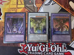 YUGIOH EARTHBOUND SERVANT GEO GRASHA + KRAKEN ULTRA + GRYPHON MZMI SUPER 1ST NM - Image 1