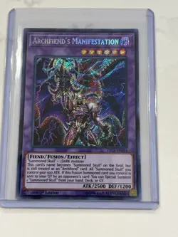 Yugioh - Archfiend's Manifestation 1st Edition - Secret - Image 1
