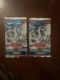 EMPTY/OPENED Yugioh Booster Pack - Cybernetic Revolution 1st Edition x2 - Image 1