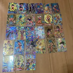 Super Dragon Ball Heroes Trading Card Set Saiyan Characters Protector Sheets - Image 2
