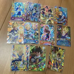 Super Dragon Ball Heroes Trading Card Set Saiyan Characters Protector Sheets - Image 3