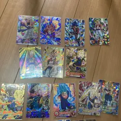 Super Dragon Ball Heroes Trading Card Set Saiyan Characters Protector Sheets - Image 4