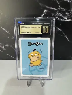 CGC 10 Pristine Psyduck Old Maid Playing Card 2019 Pokemon - Image 1
