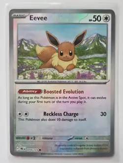 Pokemon Card TCG EEVEE Prismatic Evolutions POKEBALL 074/131 NM - Image 1