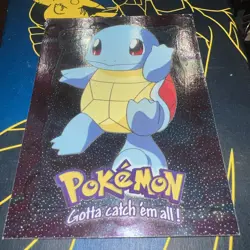 SQUIRTLE E9 TOPPS Smooth Holofoil The First Movie Pokemon Card Near Mint - Image 1