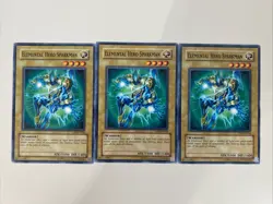 Yugioh - Elemental HERO Sparkman x 3 - LP - Plus Free Holo Card - Image 1