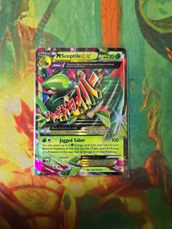 Pokemon Card - M Sceptile EX 8/98 XY Ancient Origins Ultra Rare Holo NM - Image 1