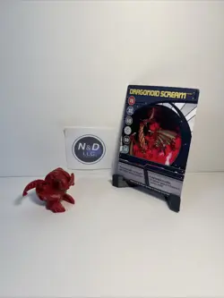 Bakugan Dragonoid B1 520G Red Pyrus Battle Brawlers W/Card Read RARE - Image 1