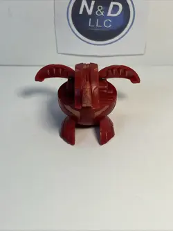 Bakugan Dragonoid B1 520G Red Pyrus Battle Brawlers W/Card Read RARE - Image 2