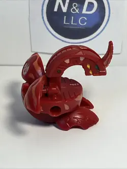 Bakugan Dragonoid B1 520G Red Pyrus Battle Brawlers W/Card Read RARE - Image 4