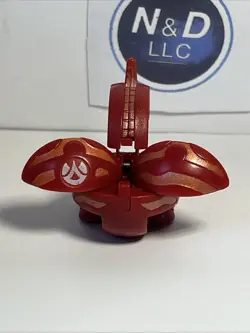 Bakugan Dragonoid B1 520G Red Pyrus Battle Brawlers W/Card Read RARE - Image 5