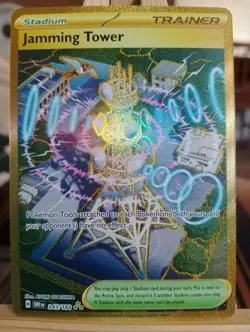 Pokemon TCG Destined Rivals Jamming Tower Hyper Rare Card 243/182 - Image 1