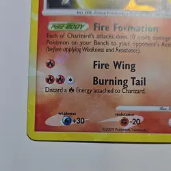 Pokemon TCG Charizard Holo Rare 1/99 Stage 2 140 HP 2009 English Kagemaru Himeno - Image 5