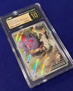 CGC Pristine 10 N's Zorua #189 Journey Together ETB Promo 2025 Pokemon PRISTINE - Image 2