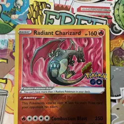 Radiant Charizard 011/078 Pokemon Go Holo - Image 2
