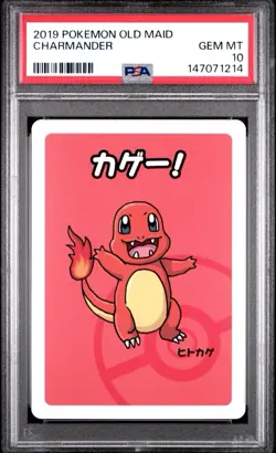 2019 POKEMON BABANUKI OLD MAID CHARMANDER PSA 10 Gem Mint - Image 1