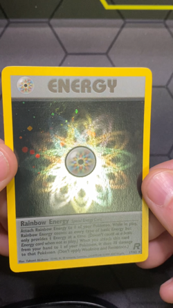 Pokemon - Rainbow Energy (17/82) - Unlimited Holofoil - Team Rocket - Image 2