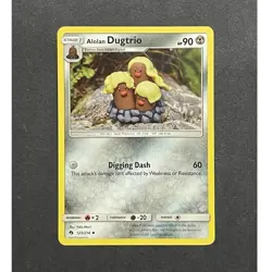 The Pokemon Company Alolan Dugtrio 123/214 Lost Thunder Uncommon 90 HP 2018 - Image 1