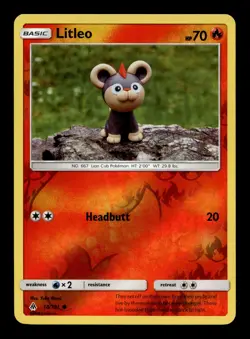 Litleo 18/131 SM - Forbidden Light Reverse Holofoil Common Pokemon TCG - Image 1