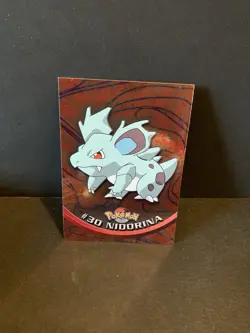 Topps Pokemon Nidorina TV Animation Edition Holo Foil Card #30 - Image 1