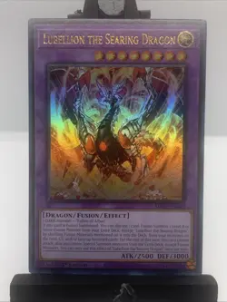 Yugioh Lubellion the Searing Dragon Ultra Rare Beautiful Card - Image 2