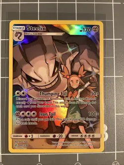 Pokemon Steelix 247/236 Sun & Moon Cosmic Eclipse Rare Character NM Condition - Image 1