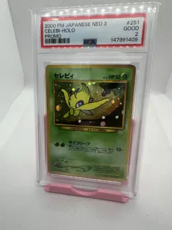 2000 POKEMON JPN NEO 3 PROMO PROMO #251 CELEBI-HOLO PSA 2 - Image 1
