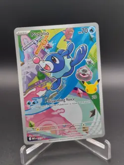 Popplio MEP EN 045 - Pokemon First Partner Illustration Full Art 30th Promo 💎 - Image 1