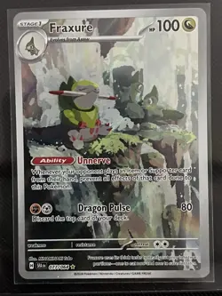 Fraxure 077/064 Pokemon Shrouded Fable Holo Illustration Rare Minty 🔥 - Image 1