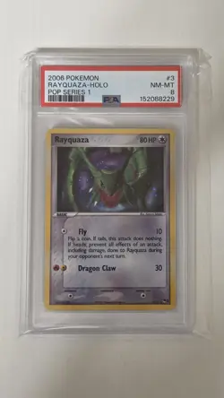 2006 POKEMON POP SERIES 1 #3 RAYQUAZA-HOLO POP SERIES 1 - Image 1