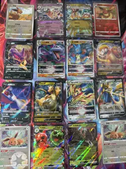 Pokemon 16 Card Lot nm V Max Mega Amazing Ex HOLO Rare Hits Only D86 - Image 1