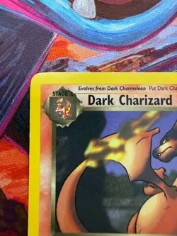 Pokemon Dark Charizard TCG Non-Holo Rare Card 21/82 Moderately Played Unlimited - Image 5