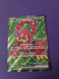 Pokemon TCG Volcanion EX Full Art Card 171/159 Journey Together - Image 1