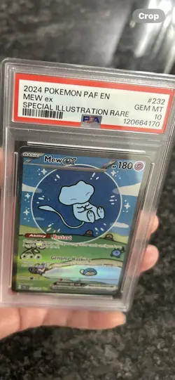 2024 Pokemon Mew Ex 232/091 PAF EN Special Illustration Rare #232 PSA 10 - Image 1