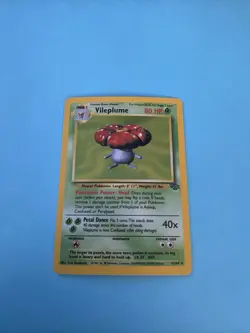 1999 Pokemon Jungle Vileplume Holo 15/64 Rare Vintage WOTC - Image 1