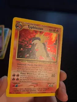 Typhlosion 18/111 Neo Genesis Holo Pokemon TCG Vintage Card - Image 1